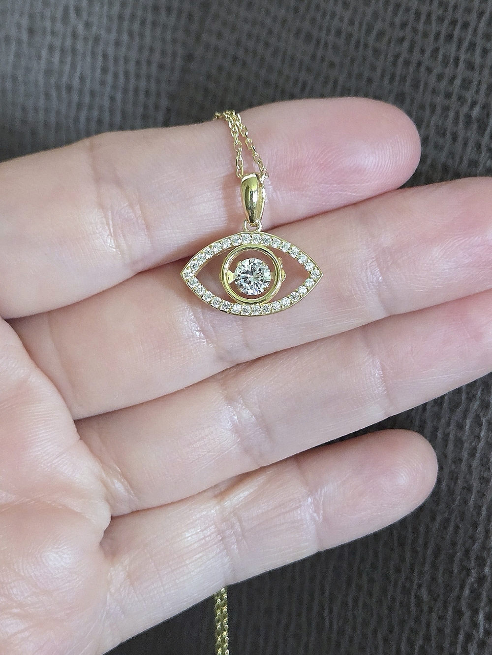 Fancy Silver🤍 Evil Eye🧿 Pendant Necklace